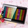 7 pouces capacitif Allwinner A33 Quad Core Android 4.4 double caméra Tablet PC 8 Go ROM 512 Mo WiFi EPAD Youtube Facebook Google DHL