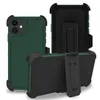 Defensor Holster Cinto Caixas Caixas para iPhone 6 7 8 Plus X XS XR 12 Mini 11 Pro Max 13 Cover w / Kickstand