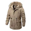 Parkas pour hommes épaississement veste rembourrée en coton en Europe et en Amérique hiver manteau en coton lâche revers hommes adolescents A entreprend Kare