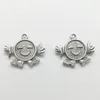 80 sztuk Robot Antique Silver Charms Wisiorki Biżuteria DIY Naszyjnik Bransoletki Kolczyki Akcesoria 23x19mm Dostosuj Dostawa pokolenia