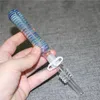 Groothandel Hookah Nectar Pijpset Rookglaspijpen Water Bong Dab Nail 10 mm Quartz Tip Olieverstander Pijpen Aster