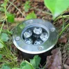 5W LED Outdoor Ground Garden Path прожекторами Подземный Похоронен Двор Свет пятна Пейзаж свет IP67 Водонепроницаемый AC 85-265