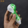 Mini Glazen Pijpen Handgemaakte Pyrex Pijp Hoge Kwaliteit Grappige Bong Goedkope Lepel Roken Accessoires Droge Kruid Hand Pijp