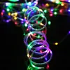 LED Rope Lights Battery Operated Waterproof 33ft String Lights with Remote Timer Firefly lights 8 Mode Dimmable Fairy For Outdoor