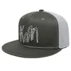 Korn Skull Splatter Image Unisex Flat Brim Trucker Cap Sports Youth Baseball Hats KoRn Encounter logo New Metal Rock Band korn ban6144936