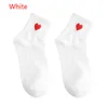 10 Paar neue Kawaii süße Socken für Damen, rotes Herzmuster, weiche, atmungsaktive Baumwollsocken, knöchelhohe, lässige, bequeme Socken, Modestil 2020