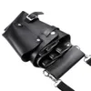 PU Leather Hair Scissor Bag Clips Hairdressing Barber Scissor Holster Hair Cutting Pouch Holder Case with Waist Shoulder Belt