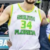 Südflorida USF Basketball Trikot NCAA College Atkins Corey Walker Jr. Russel Tchewa Jamir Chaplin Caleb Murphy Sam Hines Jr. Javon Greene Jake Boggs