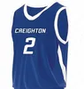 NCAA College Basketball Jersey Creighton Trey Alexander Ryan Kalkbrenner Nembhard Baylor Scheierman Arthur Kaluma Fredrick King Mason Miller McDermott Korver