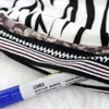 Damskie dwuczęściowe stroje dresy jesienny nadruk 2-częściowy zestaw szortów Zebra nadruk w paski z długim rękawem koszule z guzikami kieszeń krótkie spodnie odzież codzienna S-2XL