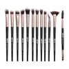 Maanderen Pro 12 stks Make-up Borstels Set Eye Shadow Blending Eyeliner Eyelash Eyebrow Borstels voor Make-up J1546