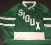 Męskie Vintage 1959 North Dakota Fighting Sioux Hockey Jersey Green White Vintage Sioux Koszulki Puste Niestandardowe Nazwisko Hafty Zszyty