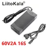 Liitokala litumbatteri 18650 16S5P 60V 15AH 20AH 25AH 30AH 35AH 40AH 45AH CONVERSION KIT 1000W BMS Hög effektskydd med 5A -laddare