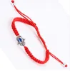 LuckyTurkish Evil Eye Bracelets For Women Men Handmade Braided Rope Chain Red Bracelets