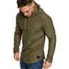 Mens Hoodie Hip Hop M-3XL Hot Sell New Autumn Fashion Mens Casual Hoodies Men Solid Color O-Neck Hooded Sling Sweatshirt