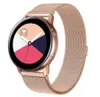 Samsung Galaxy Watch Active 40mm / Galaxy Watch 42mm 마그네틱 스테인레스 스틸 밴드를위한 20mm 밀라노 루프 팔찌 스트랩