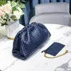 Excellent quality woven purse whole evening bag luxury design Australia soft Lambskin crochet it cloudy bags pouch genuine lea204g