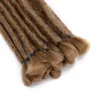 Jamaica africano dreadlocs 20 polegadas extensão de cabelo de alta temperatura dreadlocks 5 fios pacote cor pura tranças de crochê synthet6087263