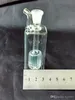 Bottiglia d'acqua con filtro rettangolare Bong in vetro all'ingrosso Bruciatore a nafta Tubi per l'acqua in vetro Impianti petroliferi Impianti di fumo