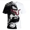 Hommes Tshirt Streetwear T Shirt Casual T-shirt 3D Fashion Tee Femmes Top Noir À Manches Courtes Unisexe DropShip