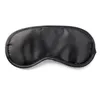 Black Eye Mask Polyester Sponge Soft 4 Layers skugga Tupplur Täck Blindbinds Blackout Sleep Eyeshade Mask för Sleeping Travel ST9674431220