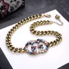 Collier de bracelet de style personnalisé de luxe Europe et les États-Unis vendant des femmes Bracelet de collier Highend Set3903806