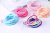 Dzieci Kolorowe Jd Scrunchies Pierścień Włosów Multicolor Ponytail Uchwyt Małe Guma Koło Elastyczne Paski Liny Akcesoria do włosów 10 sztuk za znacznik D3602