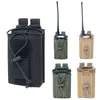 Outdoor Sports Airsoft Gear Molle Assault Combat vandringsväska Vest Accessory Camouflage Pack Fast Tactical Interphone Pouch No17-510