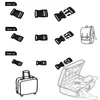 Plastic Safety Side Draai gespen los voor paracord armband/rugzak/riem/bagagebanden/hondenkraag/webbing diy ambacht
