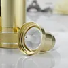 30 ml 50 ml Top Glitzerndes Gold Silber Leere Vakuumpumpe Reiseflaschen Airless Make-up Hautpflegebehälter Verpackung SN2475