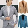 Mens Coreano Slim Fit Fashion Blazer Terno Jacket Black Azul Plus Tamanho S a 6XL Masculino Blazers Casaco Mens Casamento CUGO 88