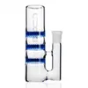 90 Degree comb Perc 14mm 18mm Glass Ash Catchers Percolator Bong 14mm Ash Catcher Smoke Collector Thick Glass Ashcatcher