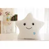 35CM Creative Toy Luminous Pillow Soft Stuffed Plush Glowing Colorful Stars Cushion Led Light Toys Gift For Kids Children Girls