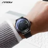 SINOBI Fashion Mens Watches Top Brand Luxury Quartz Watch Men Casual Slim Mesh Steel Waterproof Sport Watch Relogio Masculino274L