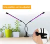 Three Lighting Modes Full Spectrum LED Grow Lights Clip Type Plant Grow Lamp Timed Loop Stepless Dimming Color Plant Growing Lamp LED005
