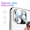 Camera Film Screen Protector for iPhone 11 Pro Max Camera Lens Tempered Glass Titanium Full Back Hard Camera Cover with Retail Box Epacket
