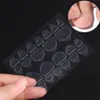 100Sheet Nail Tabs Lijm Double Sticker Side Self Flexible Adhesive Stickers op False Art Fingernail Toe Extension Tools1