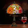 Retro Lamparas Beleuchtung Bunt Glas Tischlampen Schreibtisch Licht Minimalist Wohnschlafzimmer Nachttischlampe auf Zeilenschalter Innenraum