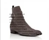 Men Wyatt Biker Boots ułożone na pięcie oryginalne skórzane but butów butów bojowych plus rozmiar 384671738107341545