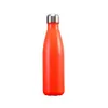 Bottiglia d'acqua in acciaio inossidabile da 500 ml Bottiglie da viaggio isolate sotto vuoto a forma di cola a doppia parete 18 STILI KKA7845