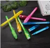 Duża głowa Luminous Light Pen Magic Purple 2 w 1 UV Czarne światło Combo Rysunek Niewidzialny atrament Pen Learning Edukacja Zabawki dla dziecka