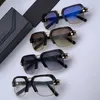 Nya lyxiga solglasögon Män solglasögon 6020 Toppkvalitet attityd Gulddesign Square Half Frame UV400 Lens med original Case1520392