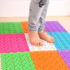 plastic bath mats 6 colors rectangle hollow non-slip DIY bathroom massage carpets toilet floor mats anti-bacterial shower mat 30x20cm