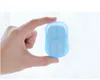 Jednorazowe miniowe mydło mini -podróżne przenośne sparowane mydło Papier Papier pachnący arkusze