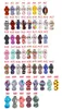 200PCS 네오프렌 Chapstick 홀더 Keychain 소녀 Chapstick 립스틱 키 체인 판매 선물 발렌타인 데이 선물 내구성 55 스타일 DHL