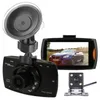 2Ch Car DVR Videoregistratore digitale Dash Camera 2.7" Schermo anteriore 140° Posteriore 100° Ampio angolo di visione FHD 1080P Visione notturna