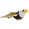 pestcontrol 17inch Realistic Sounding Electronic Flying Eagle Sling LED Hovering Hawk Birds Scarer Fun Toy Pest Control