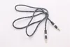 audio braid cable aux cord 3 5mm male to male for iphone samsung htc computer ca no retail box r