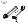 Chaleira downtube garrafa de água ebike bateria de lítio 24v 10ah para bicicleta elétrica 350w