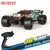 Electric/RC Car RC Toy Super prędkość 36 km/h 1 18 Monster Race Power Wheels Cool Drift LED światła wieloosobowe sport